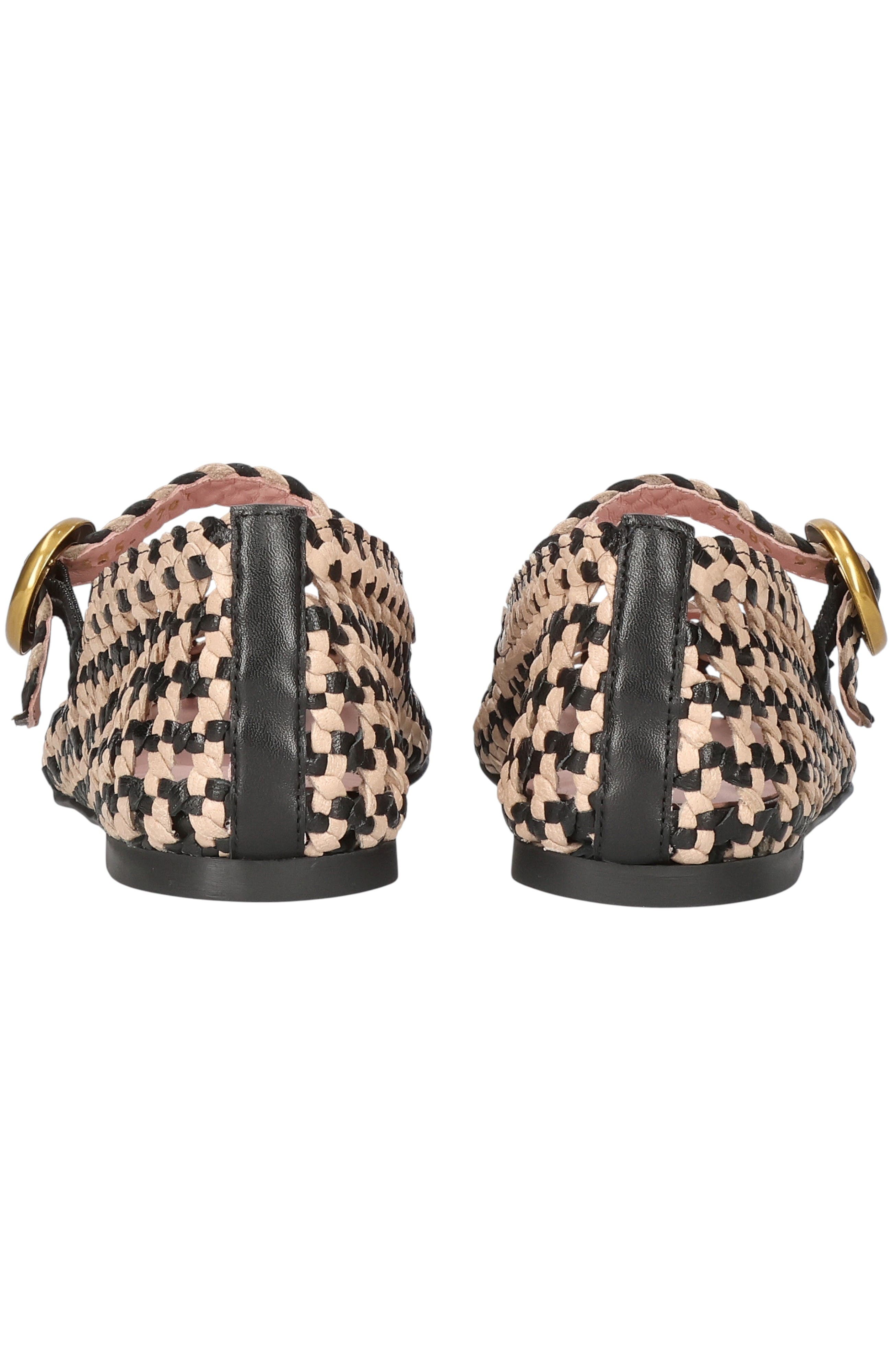 Pretty Ballerinas Woven Mary Jane, Alternate, color, Black