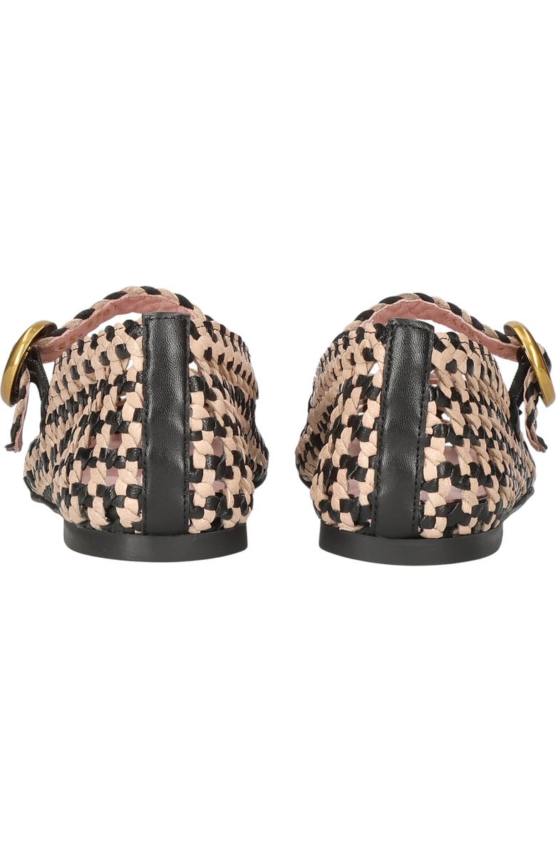 Pretty Ballerinas Woven Mary Jane, Alternate, color, Black