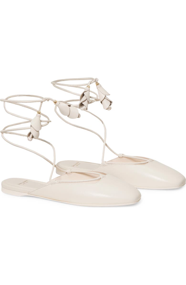 Kate Spade New York ankle wrap mule, Alternate, color, Cream.