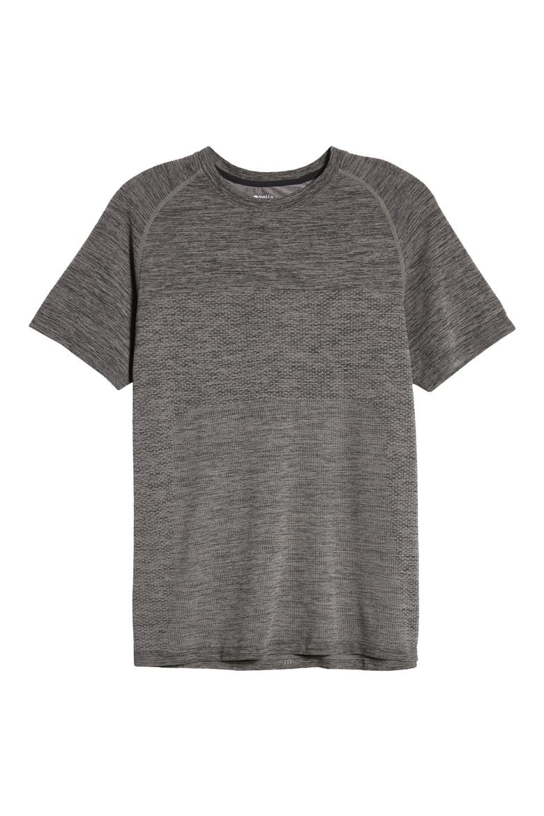 Seamless Performance T-Shirt, Alternate, color, GREY OBSIDIAN MELANGE