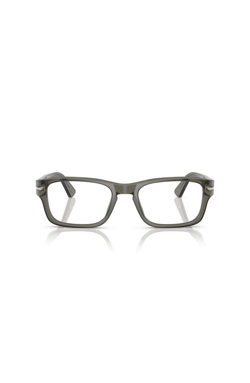 Persol 54mm Rectangle Optical Glasses In Gold