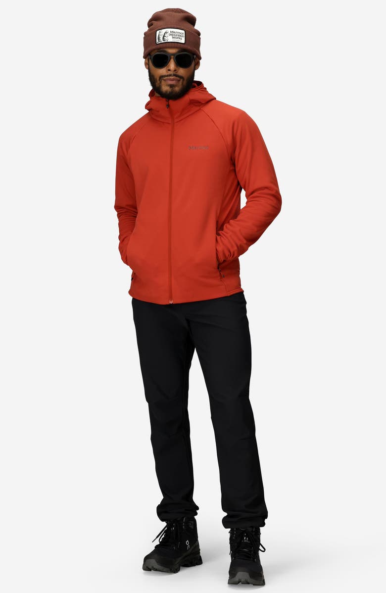 Marmot Leconte Full Zip Hoodie, Alternate, color, Sumac
