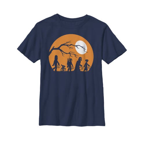 Star Wars Boy's Halloween Characters Trick Or Treat Graphic T-shirt In Black