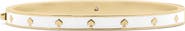 Kate Spade New York spot the spade enamel bangle bracelet