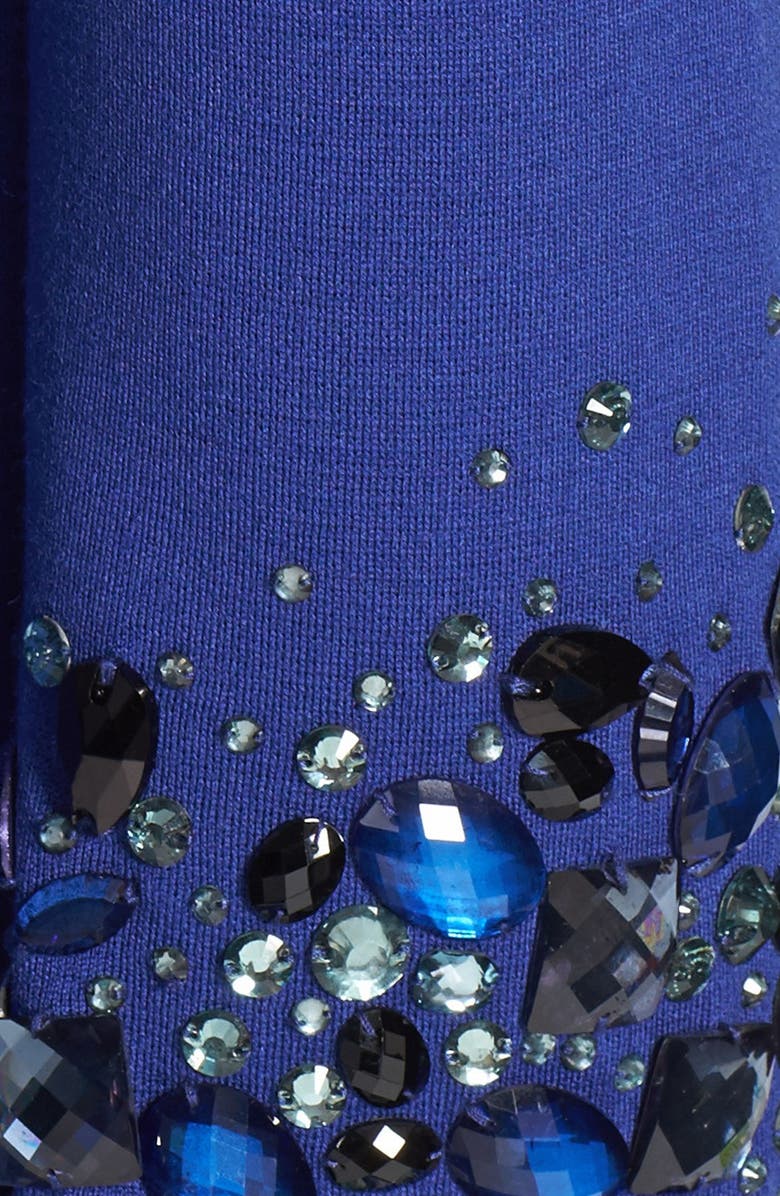 St. John Collection Embellished Milano Knit Jacket, Alternate, color, 