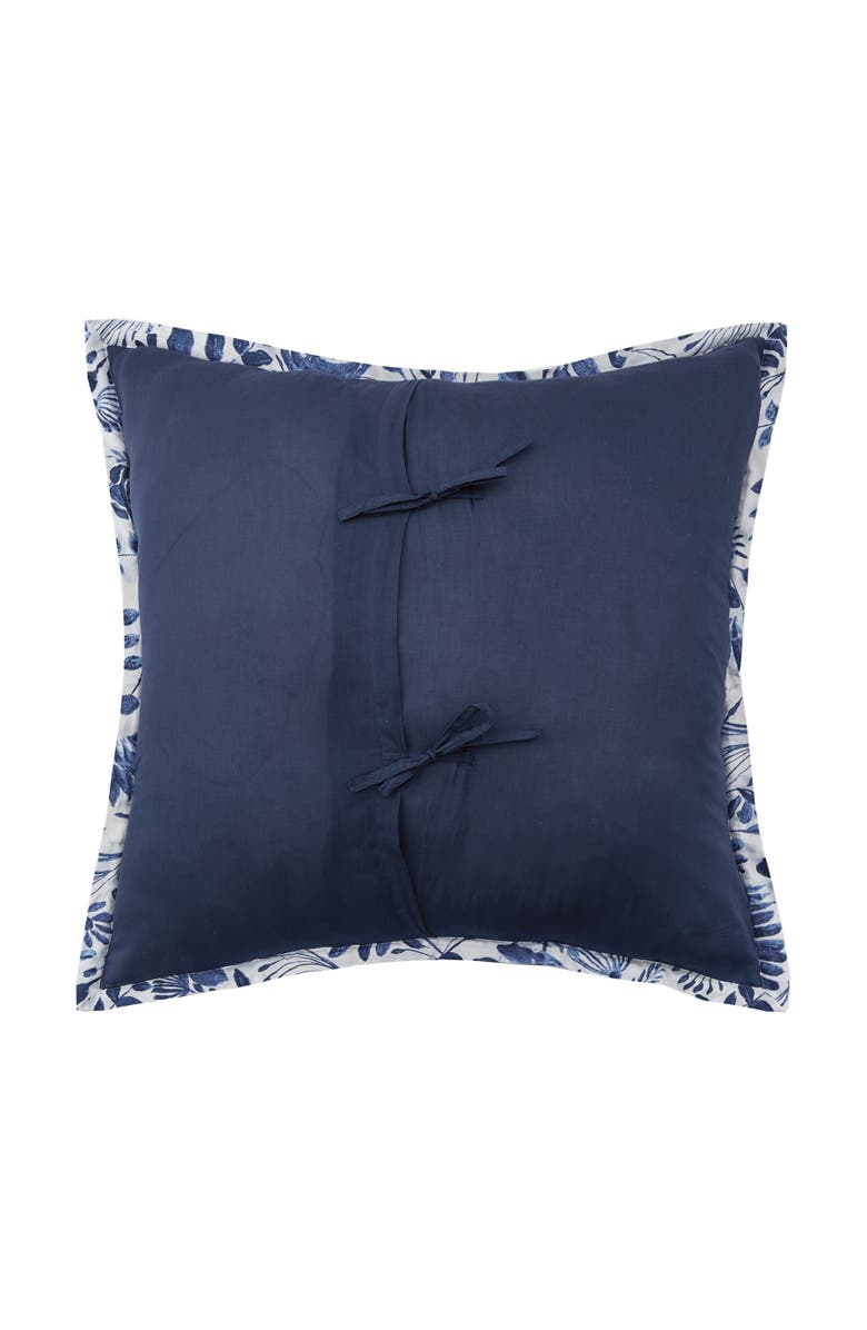 carol & frank 26" x 26" Starla Blue Floral Cotton Euro Sham, Alternate, color, Blue