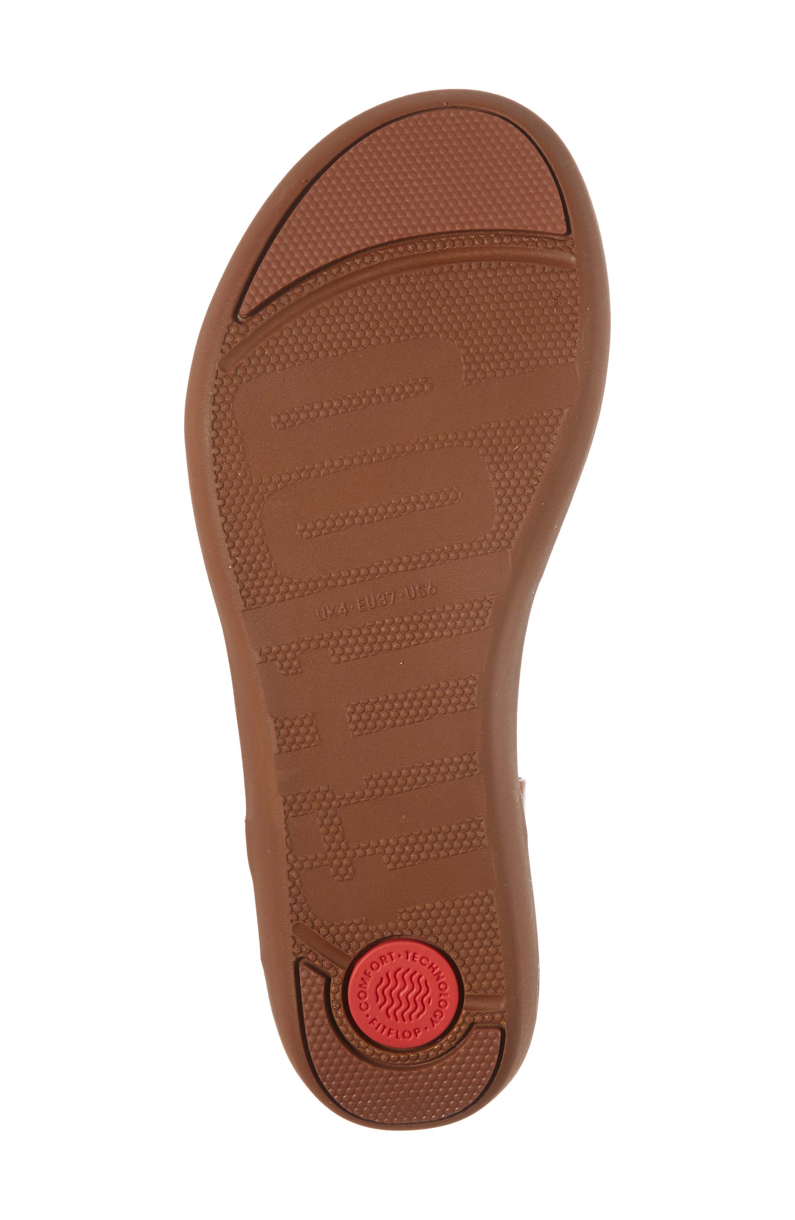 Tia Thong Sandal, Alternate, color, CARAMEL LEATHER