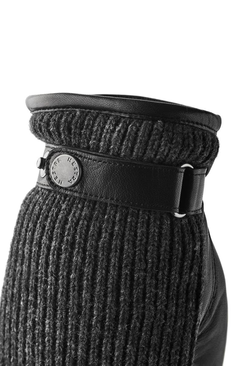 Hestra Christopher Wool Blend & Leather Gloves, Alternate, color,
