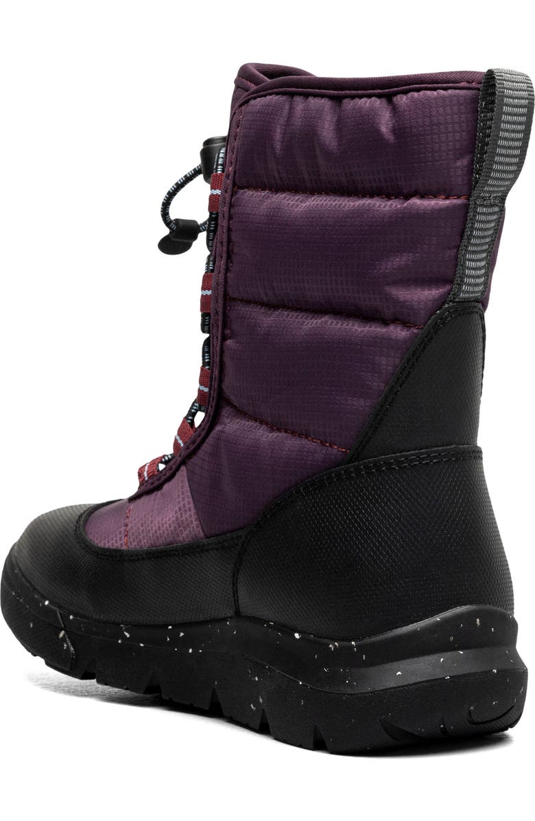 Bogs Kids' Skyline Snow Waterproof Boot, Alternate, color, Plum
