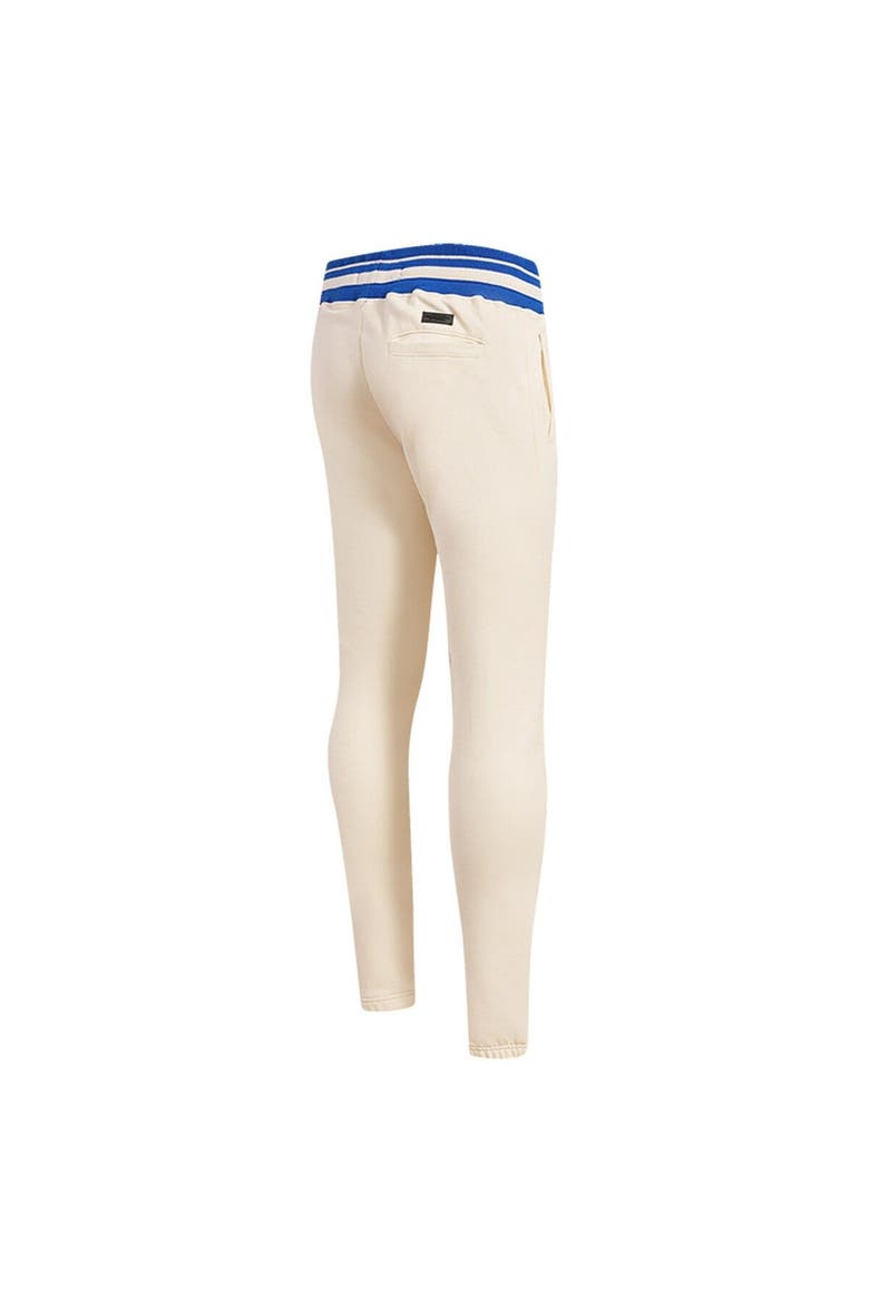 Men's Pro Standard Cream Golden State Warriors Retro Classic Fleece Sweatpants, Alternate, color, Cream