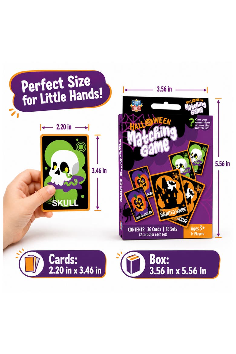 Halloween Matching Game, Alternate, color, Multicolor