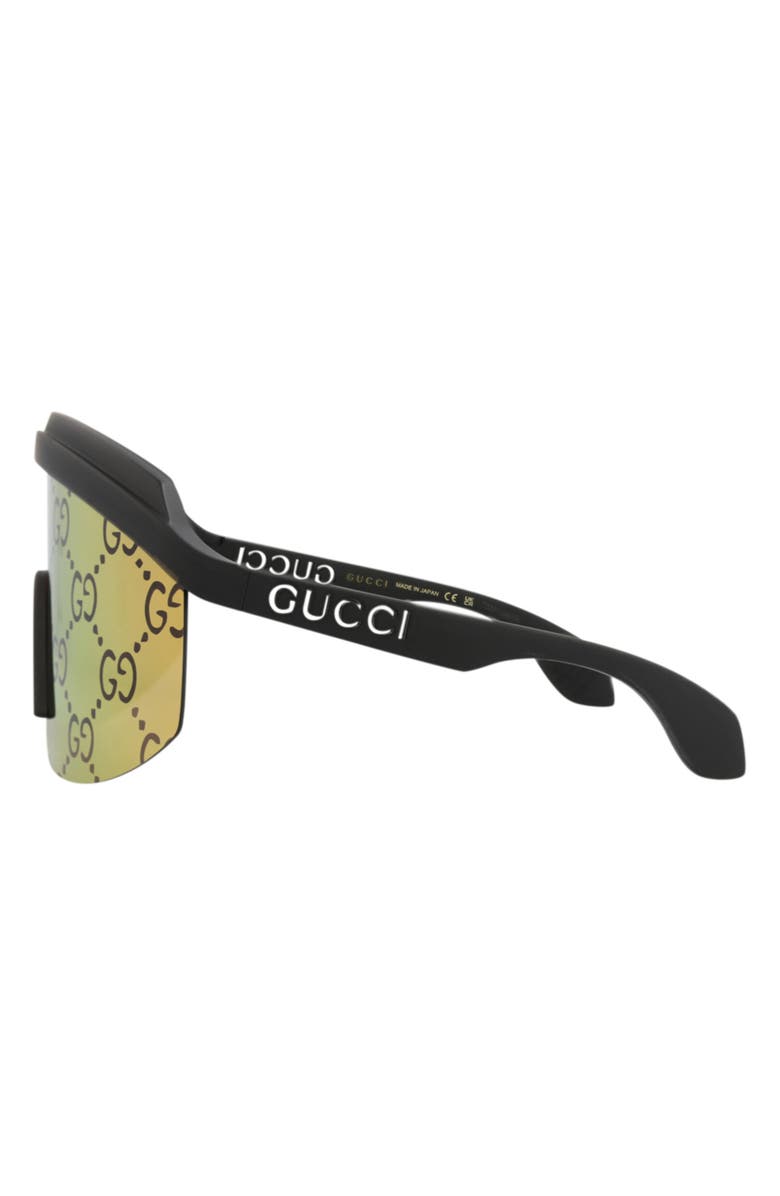Gucci <p>GG Monogram Shield Sunglasses</p>, Alternate, color, Black Black Pink