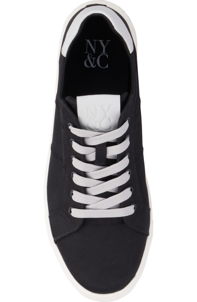 NEW YORK AND COMPANY Brad Low Top Sneaker, Alternate, color, Black