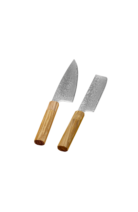 Kumo Gyuto Chef and Nakiri Knife Set