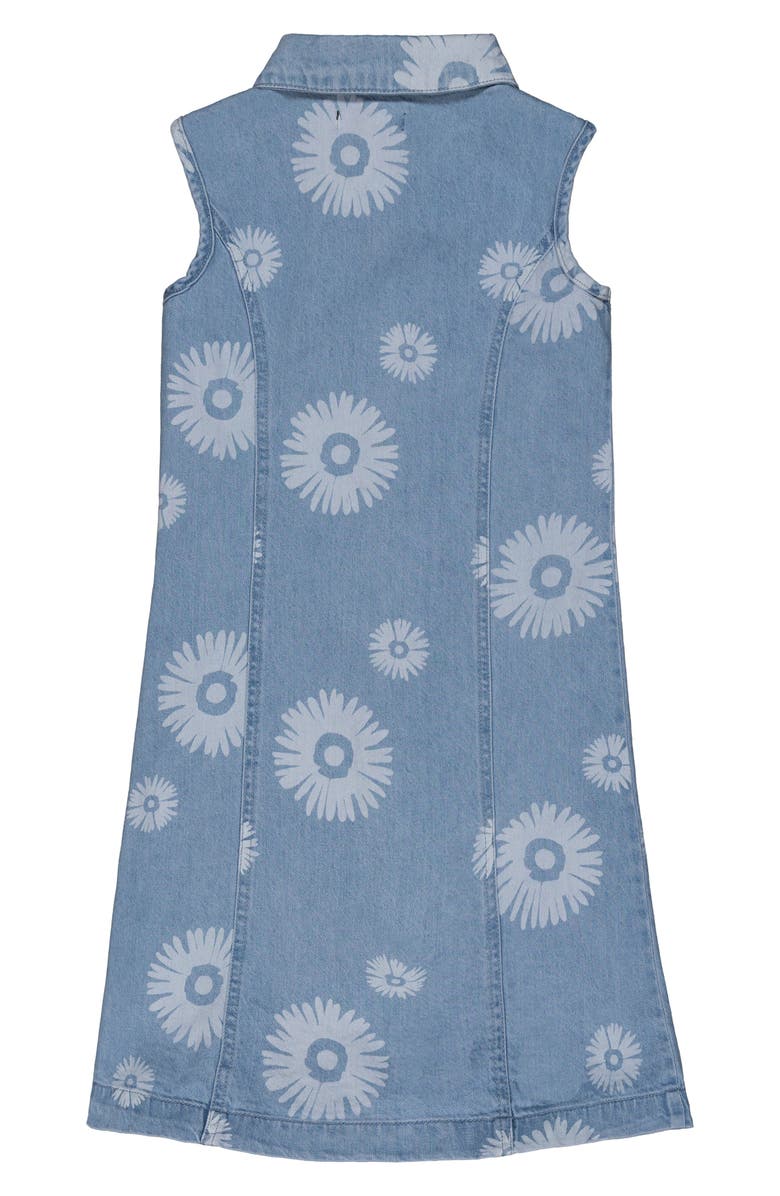 Joe's Jeans Kids' Hibiscus Print Denim Dress, Alternate, color, 