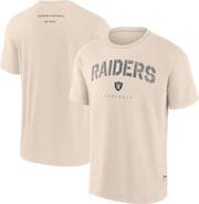 FANATICS Men's Fanatics Cream Las Vegas Raiders Elements Weathered Tonal Future Ground T-Shirt