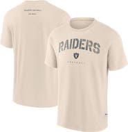 FANATICS Men's Fanatics Cream Las Vegas Raiders Elements Weathered Tonal Future Ground T-Shirt