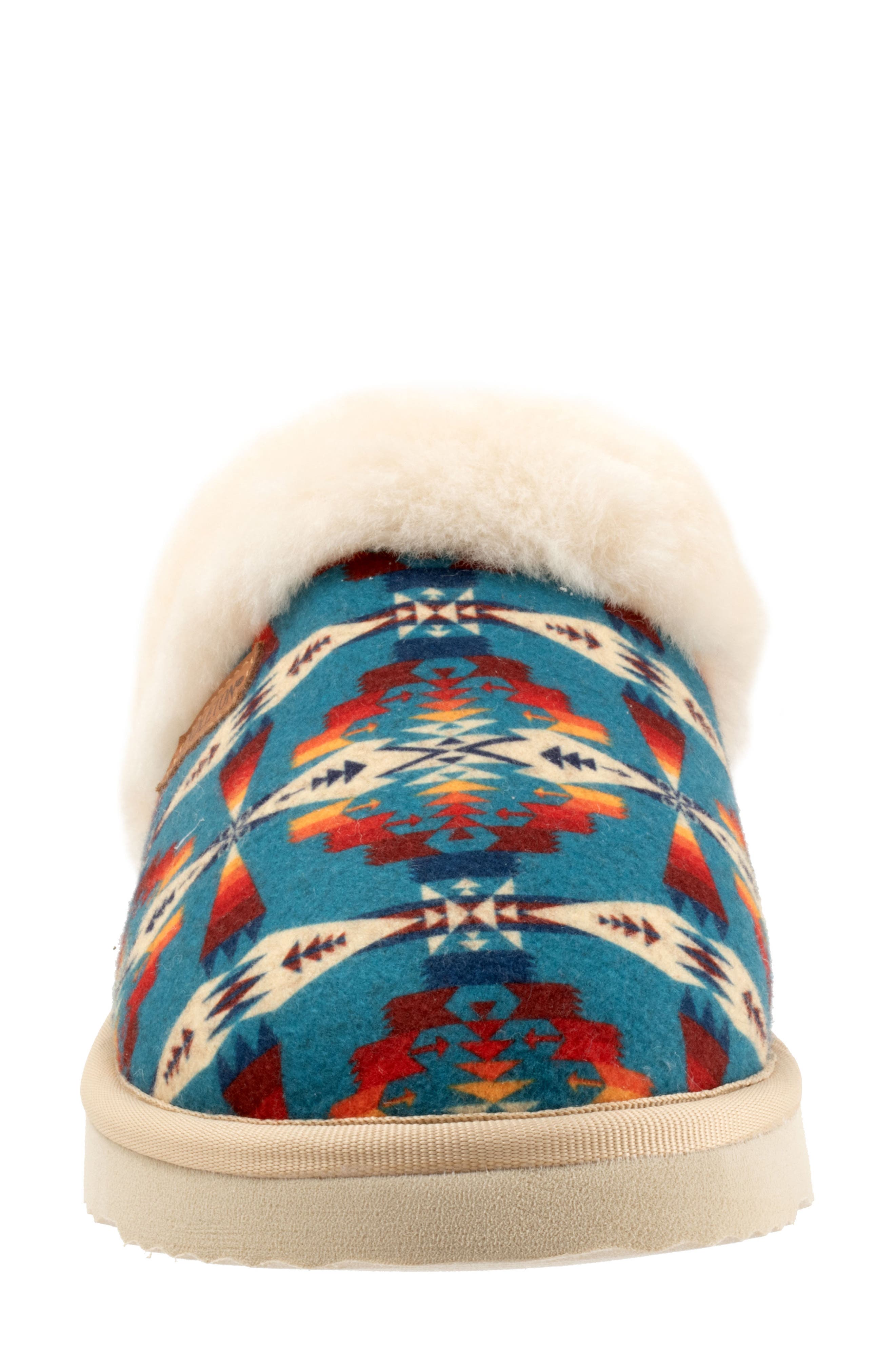 Pendleton Tucson Genuine Shearling Lined Scuff Slipper, Alternate, color, 