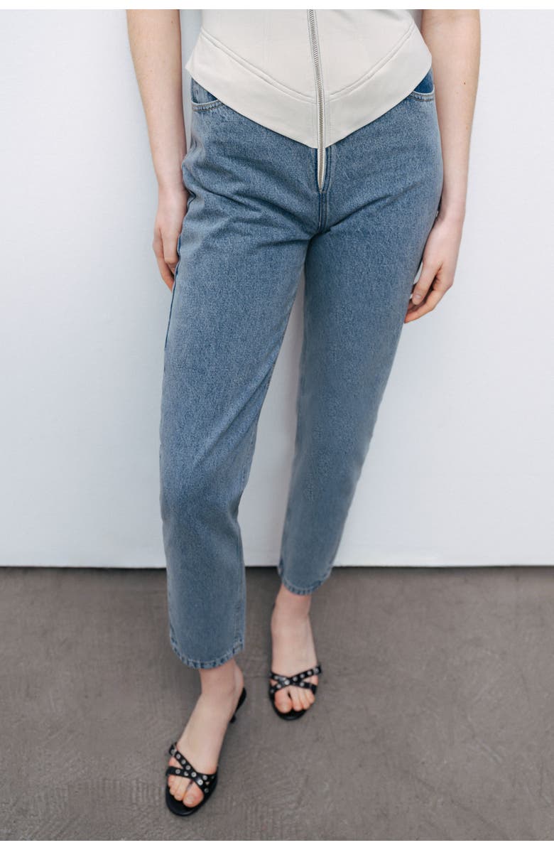 Nocturne Denim Garnished Jumpsuit, Alternate, color, 