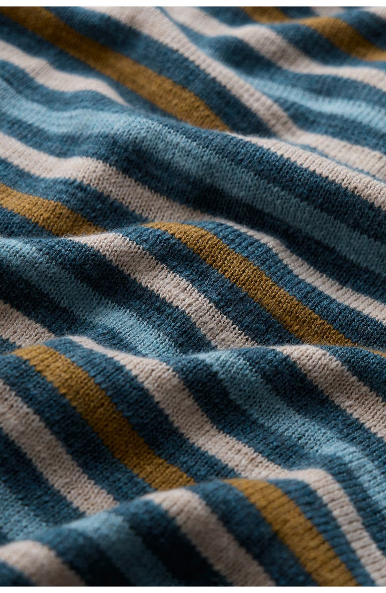 Seasalt Cornwall Knavock Stripe Organic Cotton & Linen Sweater, Alternate, color, Mini Cornish Dusk