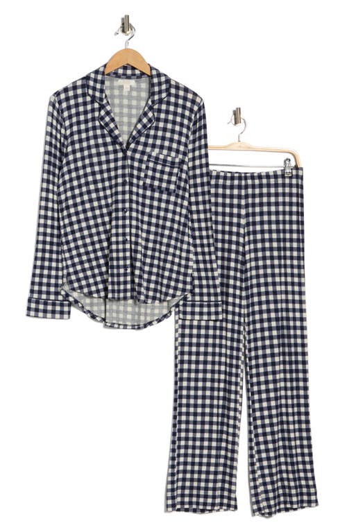 Nordstrom Rack Tranquility Long Sleeve Shirt & Pants Pajamas In Blue