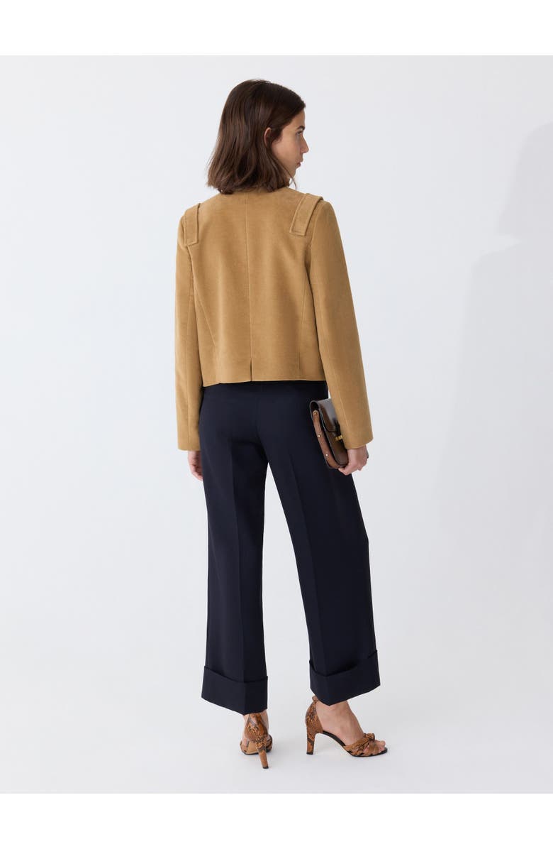 Callas Milano AUBREY Cropped Jacket, Alternate, color, Camel