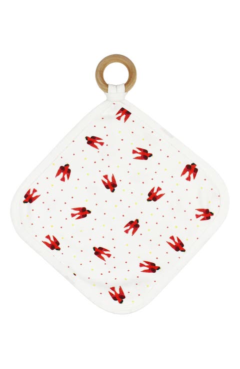 x The World of Eric Carle™ Organic Cotton Lovey with Removable Teething Ring