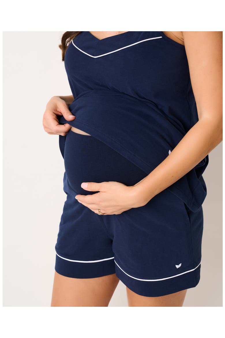 The Must Have 3-Piece Cotton Maternity Set, Alternate, color, NAVY
