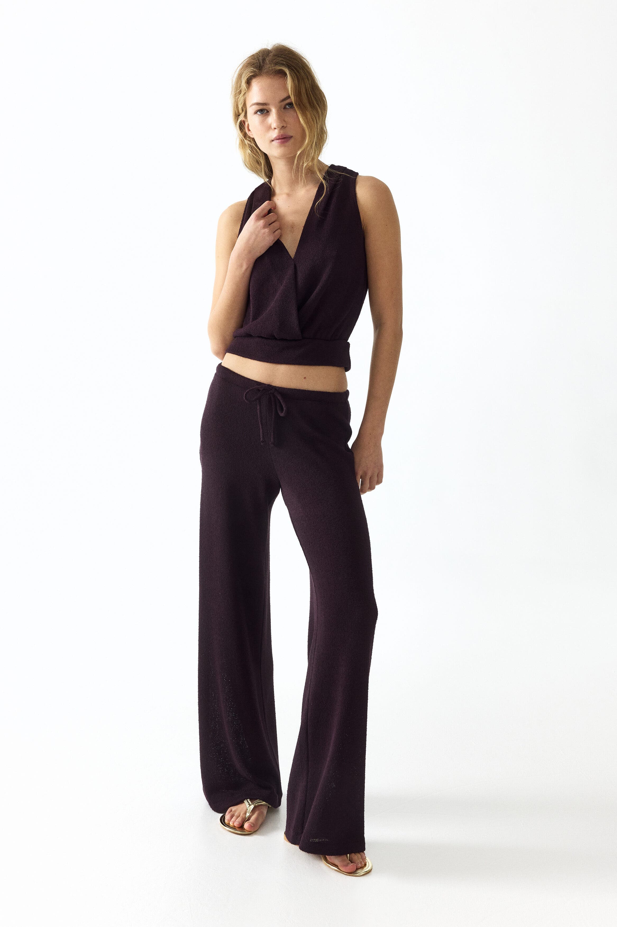 Knitted Drawstring Trousers - image 4
