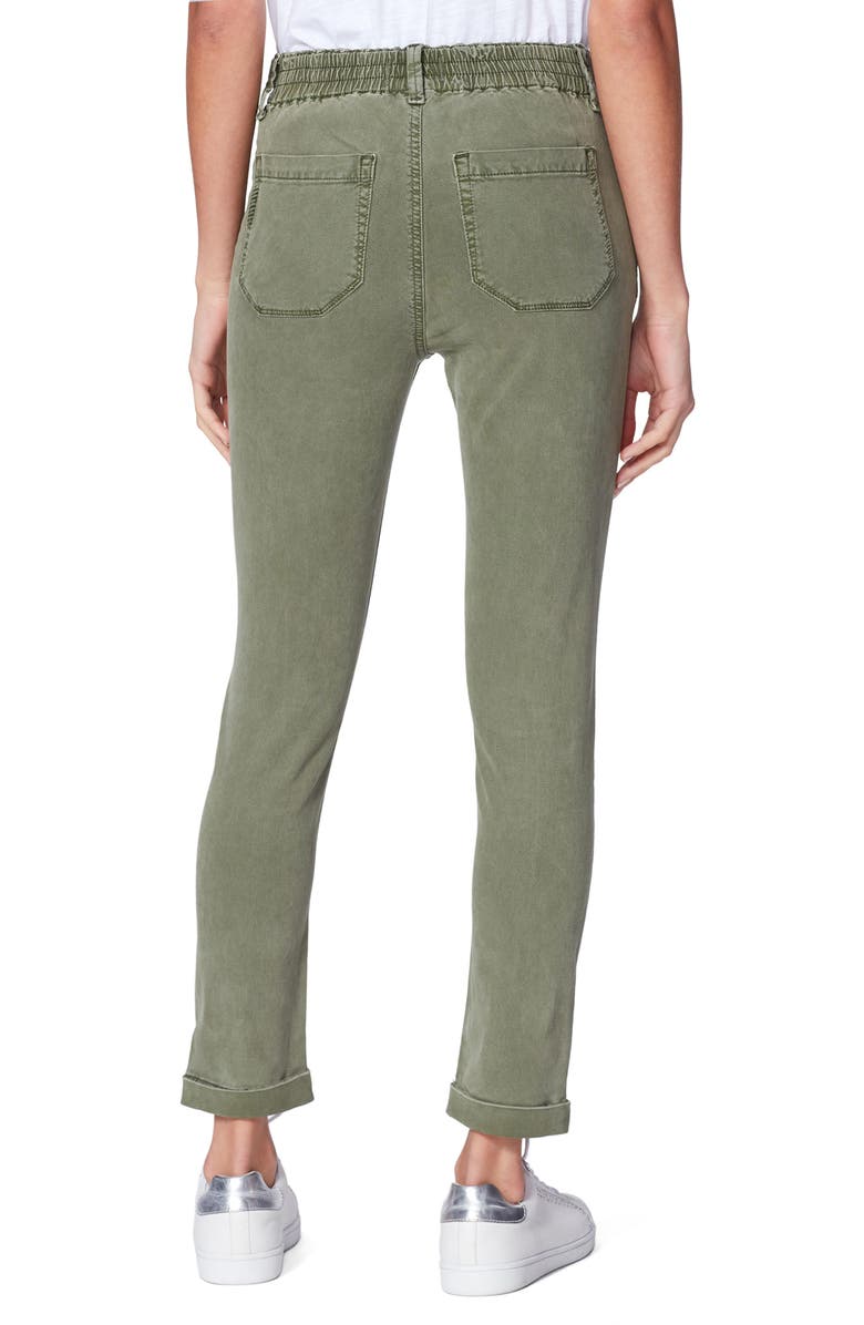 PAIGE Drawstring Waist Pants, Alternate, color, Vintage Costal Green