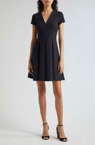 Emporio Armani Emma Pleated Short Sleeve Dress