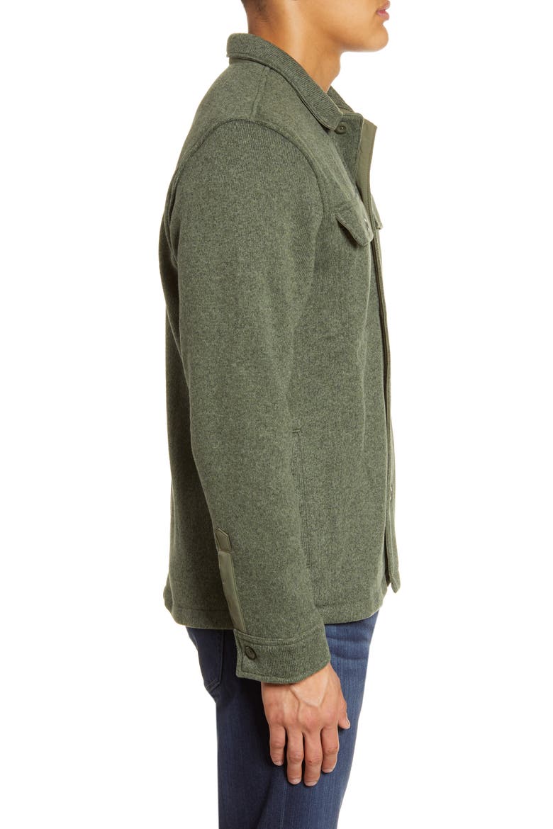 Better Sweater Fleece Shirt Jacket, Alternate, color, INDUSTRIAL GREEN