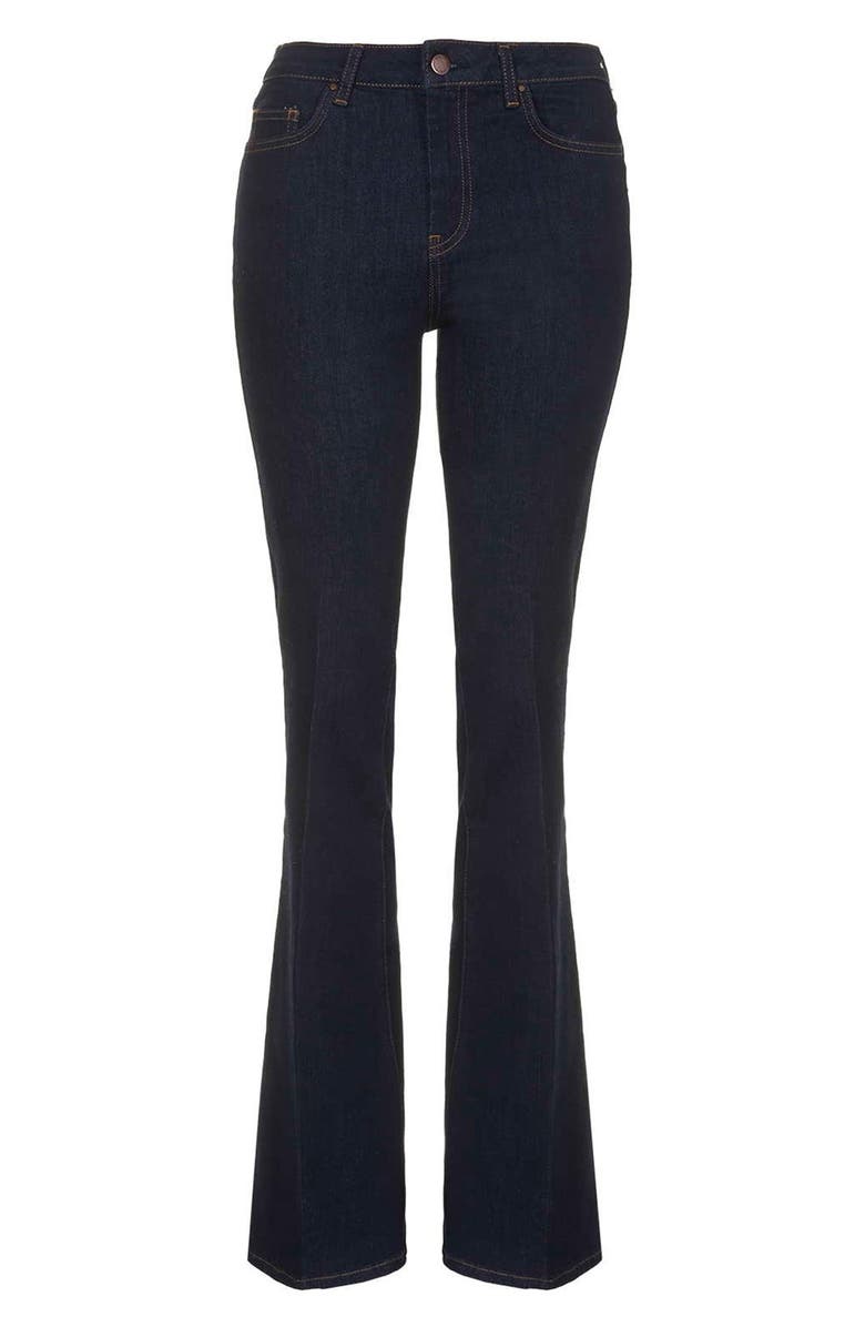 Topshop Moto Flare Jeans, Alternate, color,