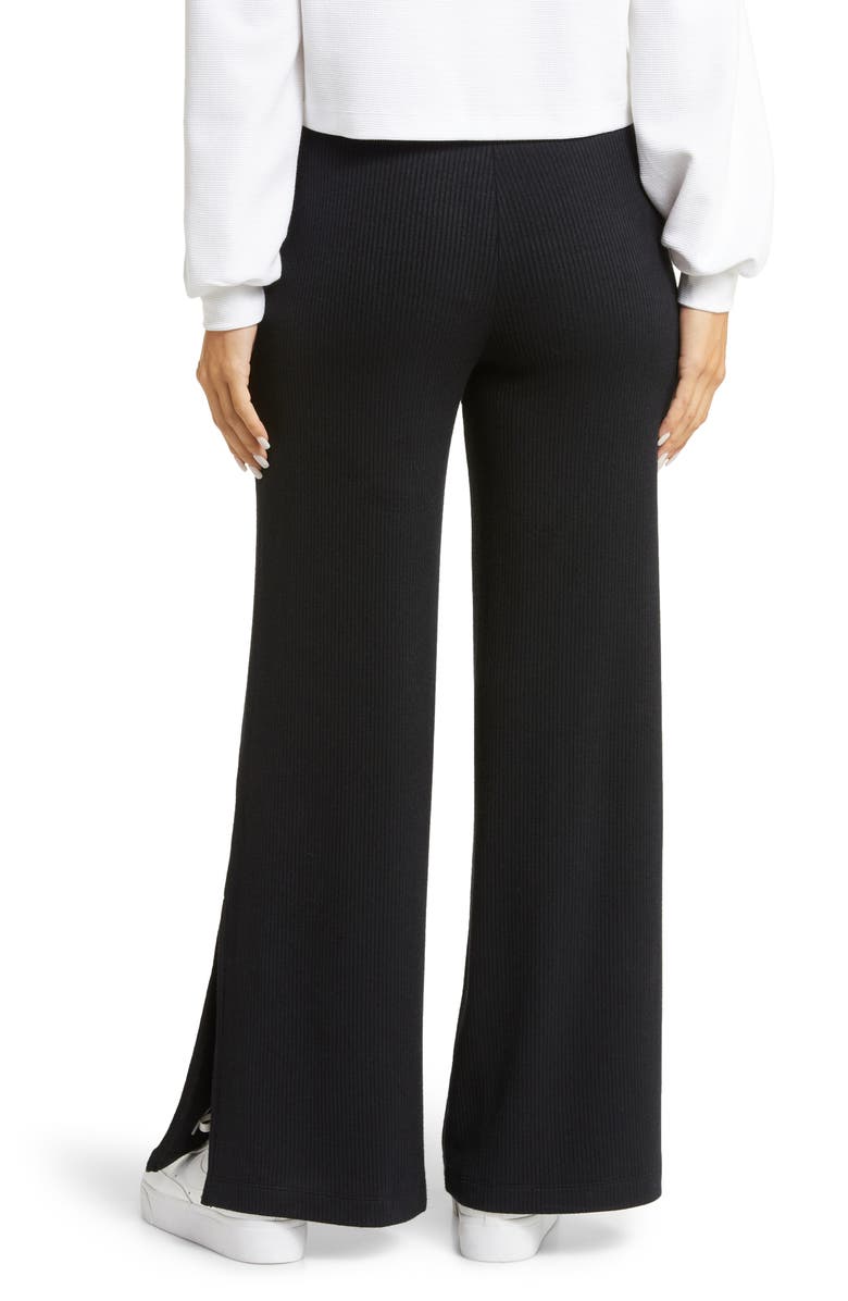 TravisMathew Evening Retreat Rib Pull-On Pants, Alternate, color, Black