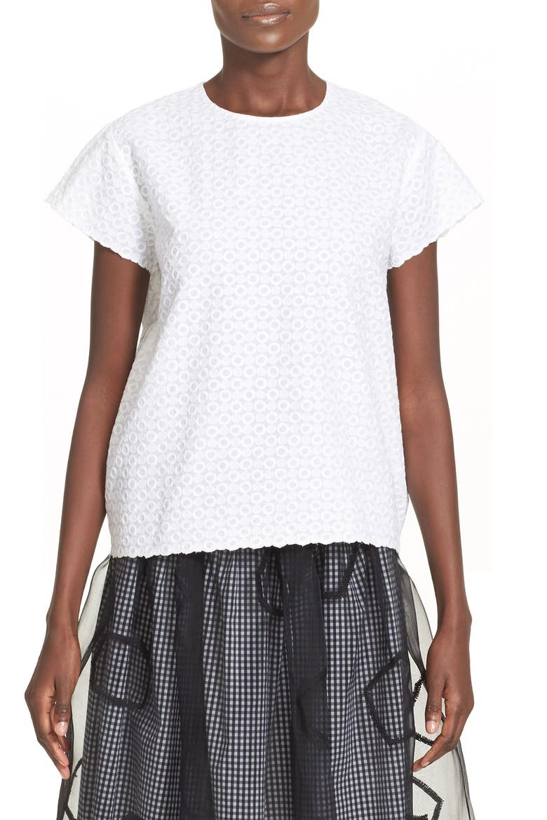 'Witter' Top, Main, color, WHITE