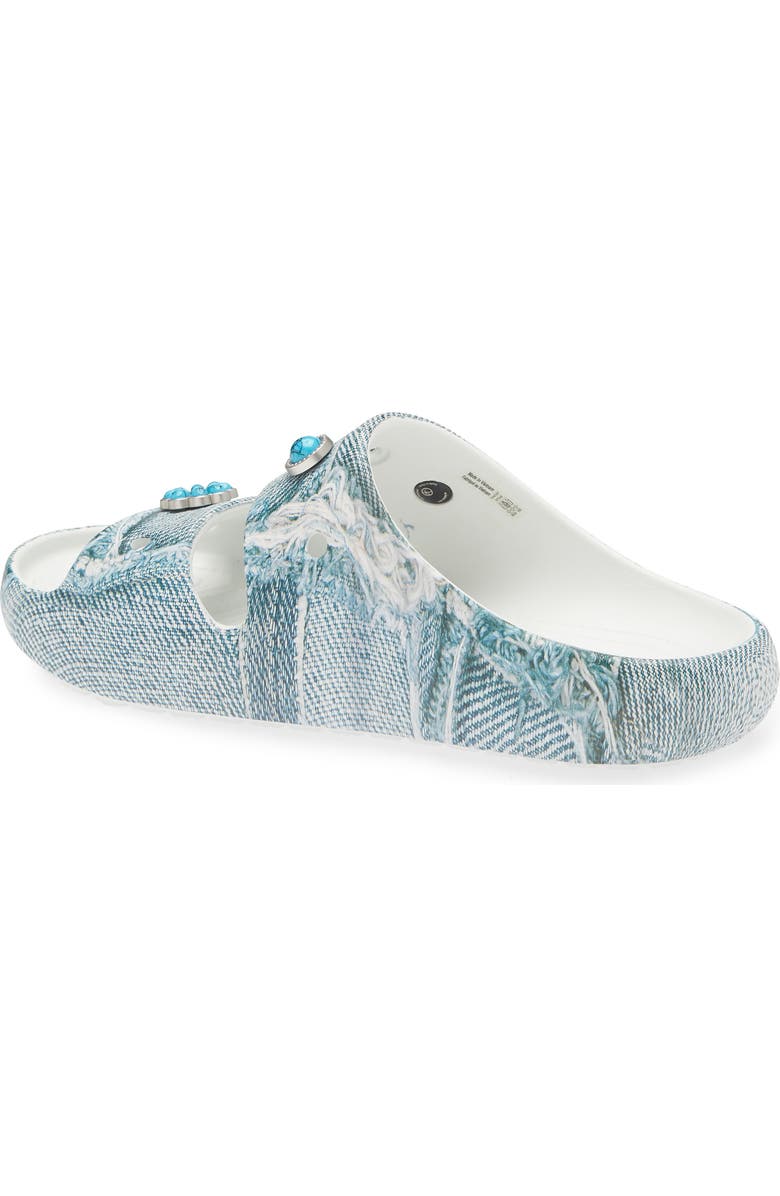 CROCS Gender Inclusive Classic Denim 2.0 Slide Sandal, Alternate, color,