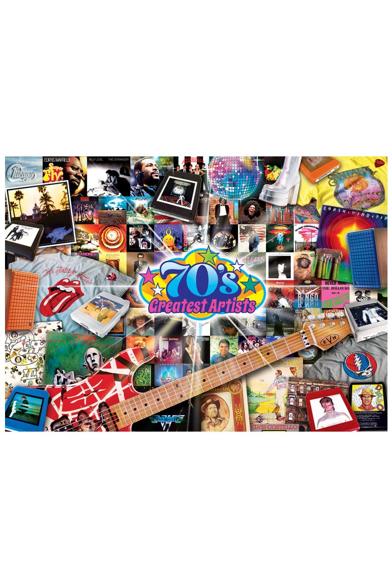 70's Artists 1000 Piece Jigsaw Puzzle, Alternate, color, Multicolor
