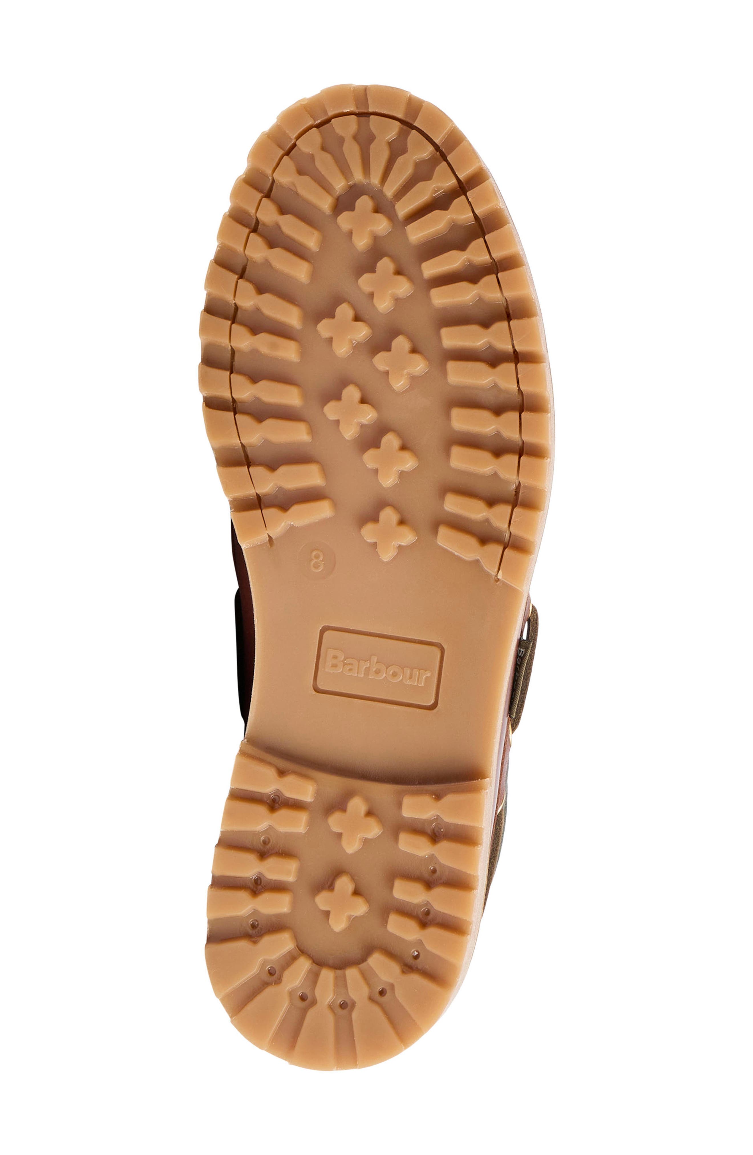 Barbour Tiller Moc Toe Boot, Alternate, color, Mahogany