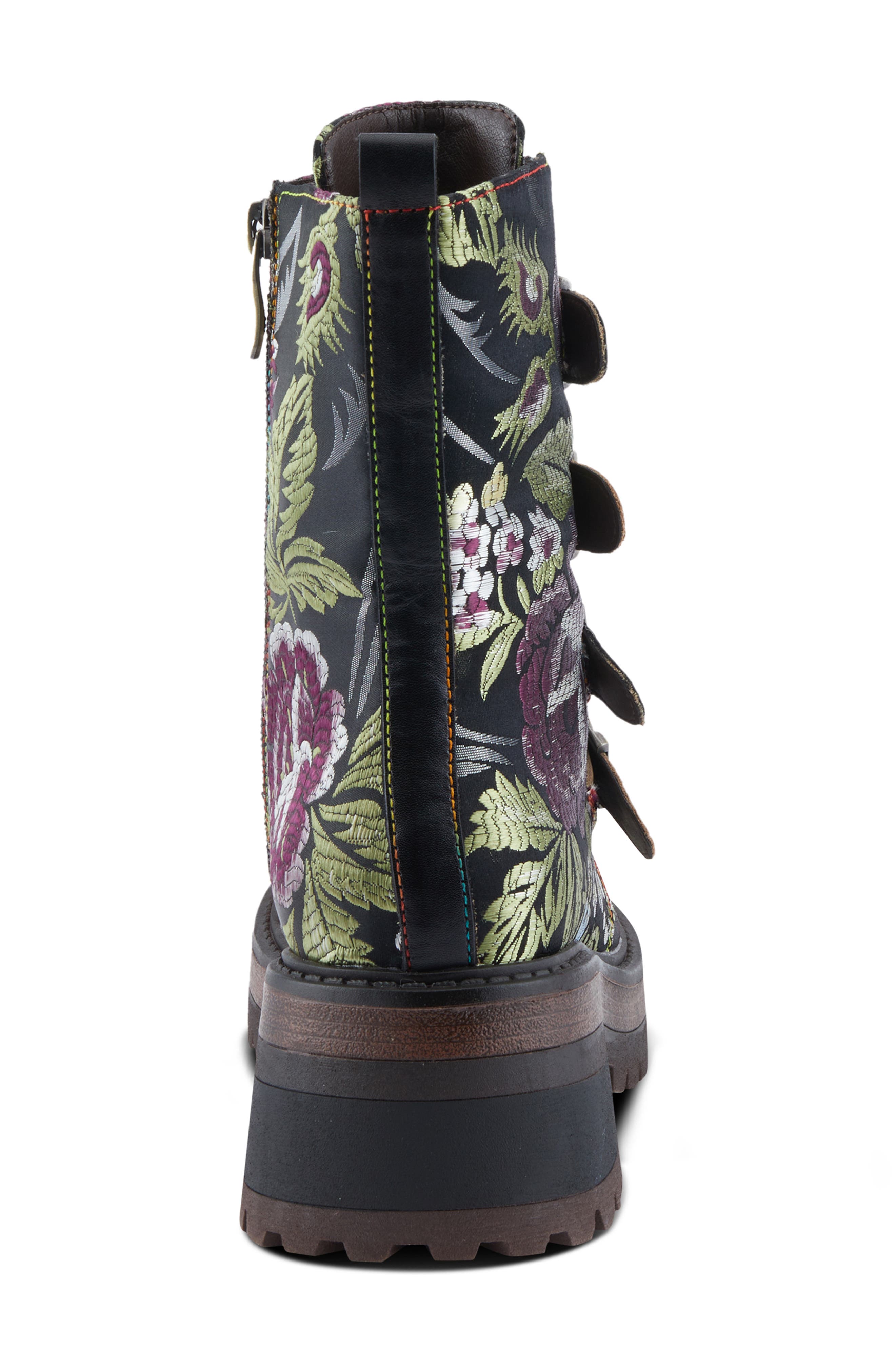 L'Artiste by Spring Step Haruko Combat Boot, Alternate, color, 