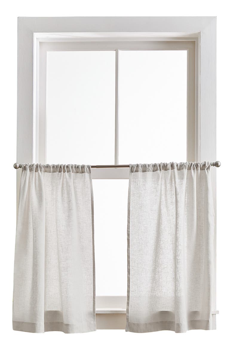 Set of 2 Tier Linen Curtain Panels video