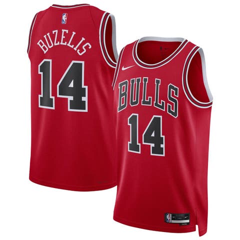 Unisex Nike Matas Buzelis Red Chicago Bulls Swingman Player Jersey - Icon Edition