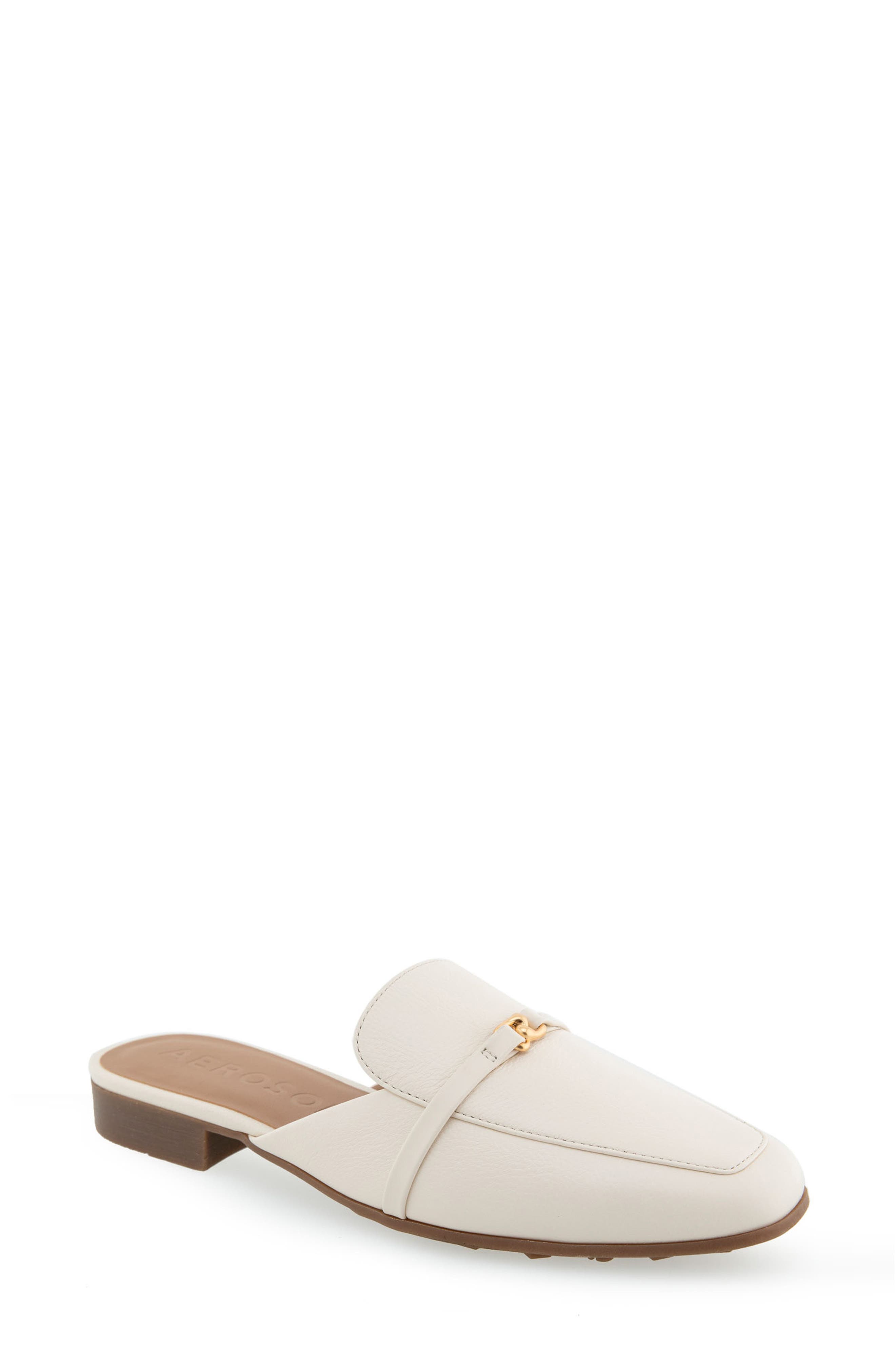 Patchin Mule, Main, color, EGGNOG PEBBLED LEATHER