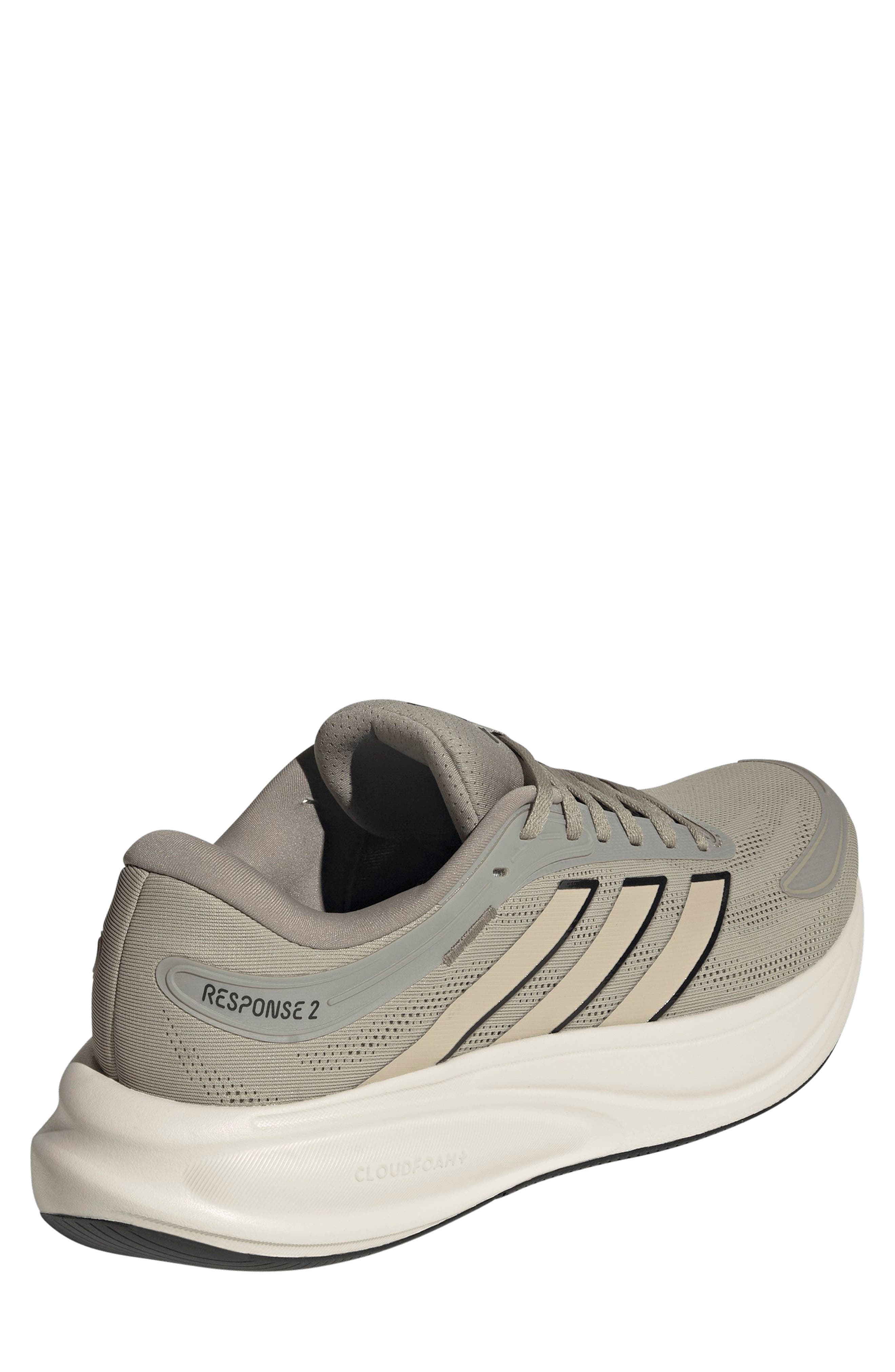 adidas Response 2 Running Shoe, Alternate, color, Cargo/ Carbon/ Silver Pebble