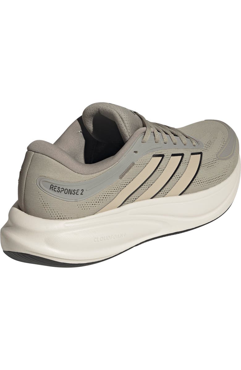 adidas Response 2 Running Shoe, Alternate, color, Cargo/ Carbon/ Silver Pebble