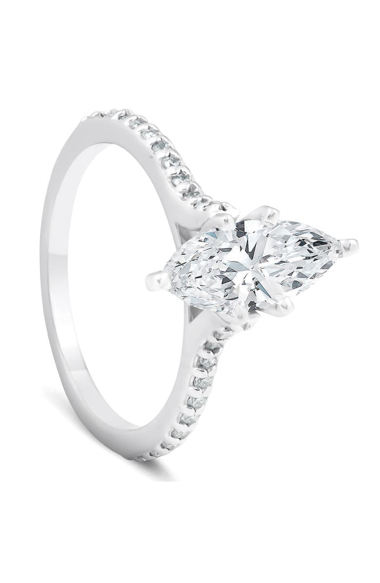 Bliss Diamond Certified 2 1/2Ct Marquise Diamond Engagement Ring Lab Grown Gold, Alternate, color, 