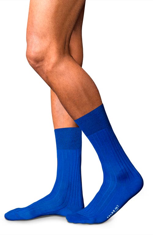 Shop Falke No. 2 Cashmere Blend Dress Socks In Olympic