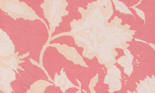 Renee C Floral Balloon Sleeve Top In Pink