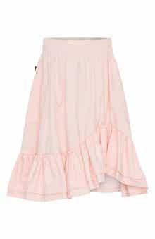 TINY TRIBE Kids' Plaid High-Low Skirt