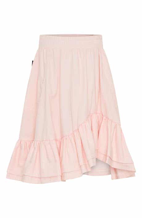 TINY TRIBE Kids' Plaid High-Low Skirt