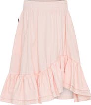 TINY TRIBE Kids' Plaid High-Low Skirt
